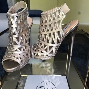 Steve Madden laser-cut heels